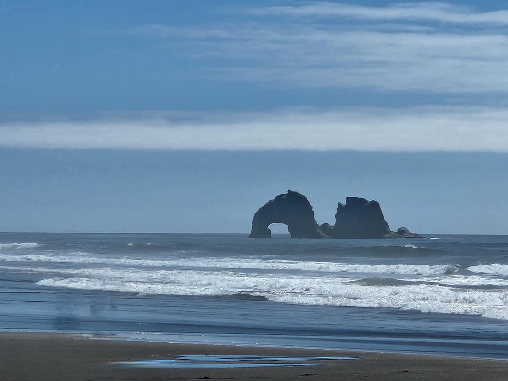 Twin Rocks at Rockaway Beach, Oregon