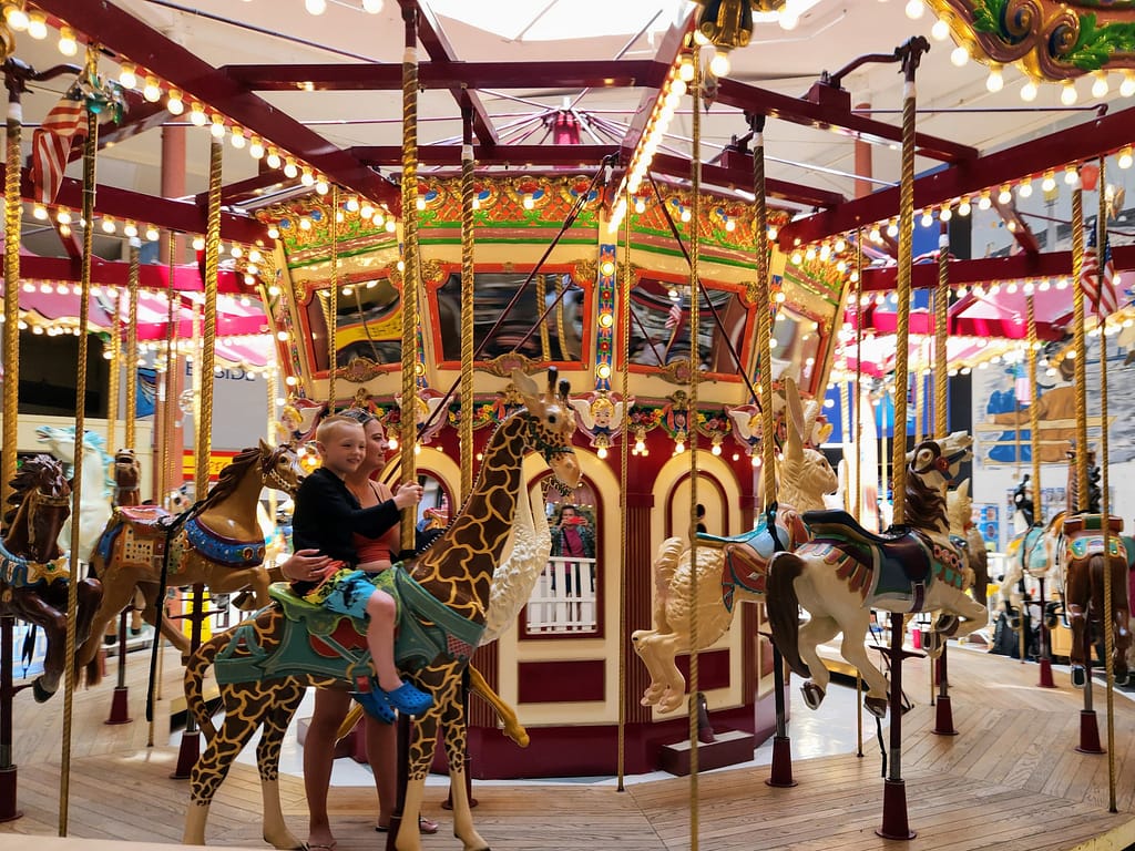 Carousel in Seaside, Oregon