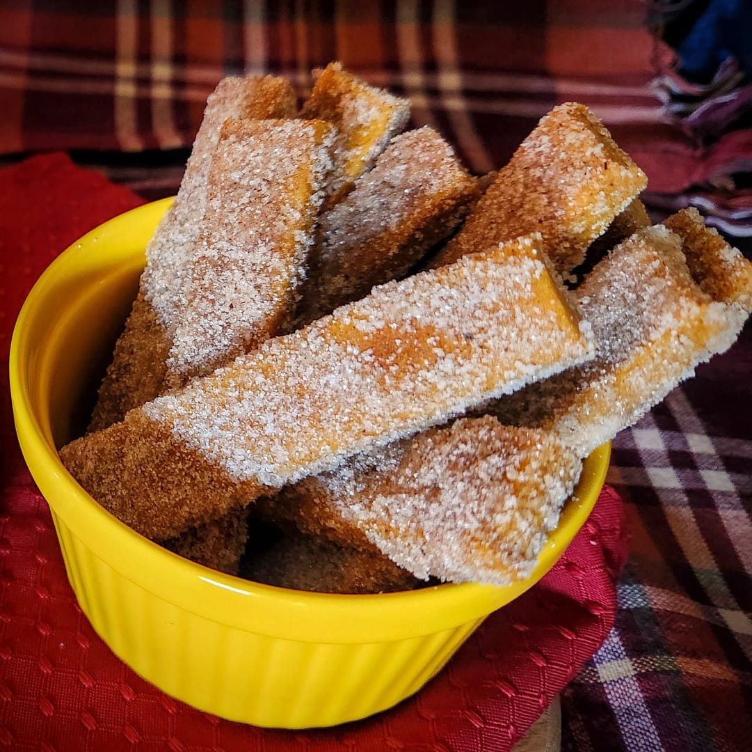 Cinnamon-Sugar Pumpkin Cookie Sticks