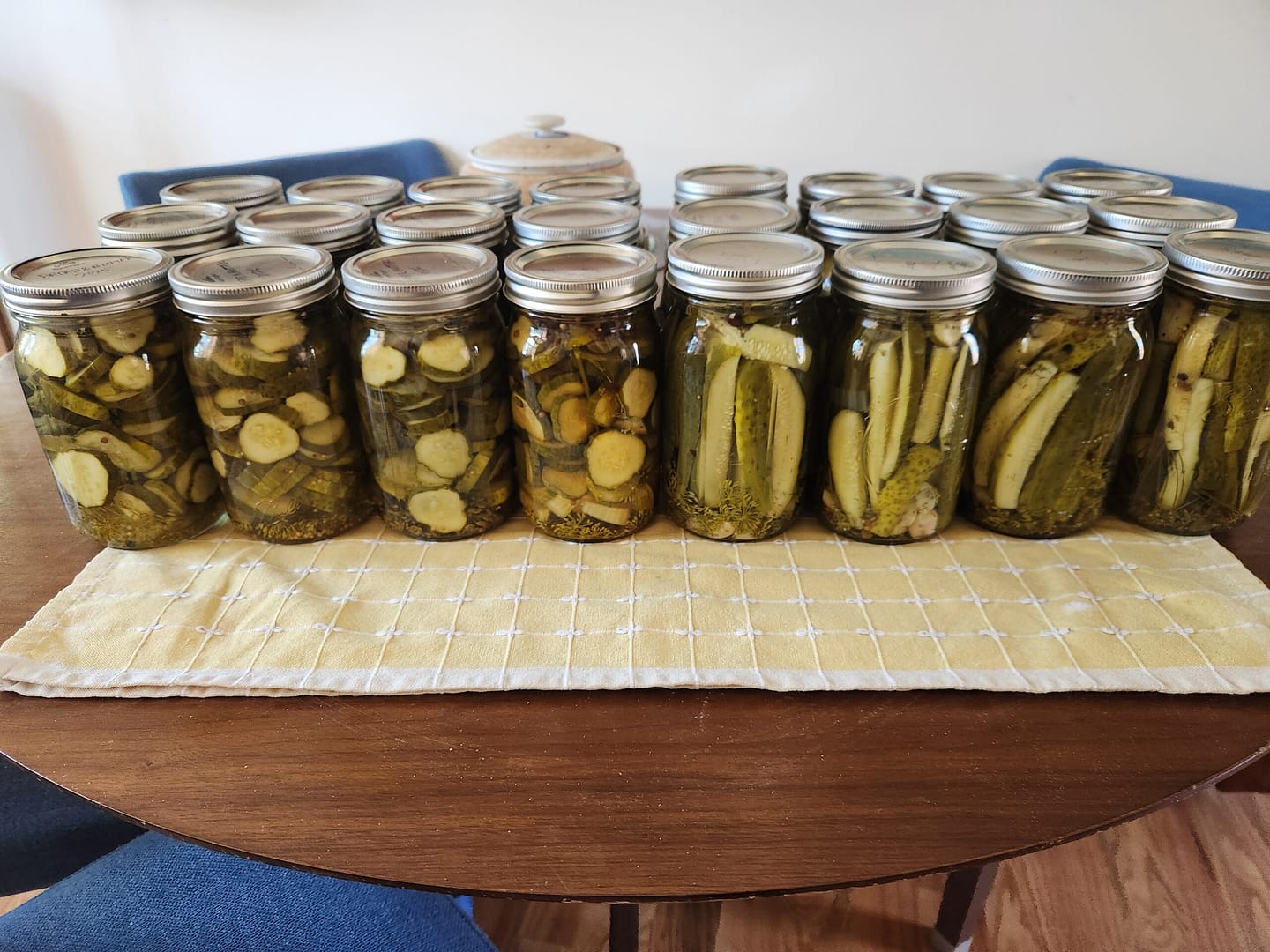 How We Canned 50 Pounds of Pickles in One Day